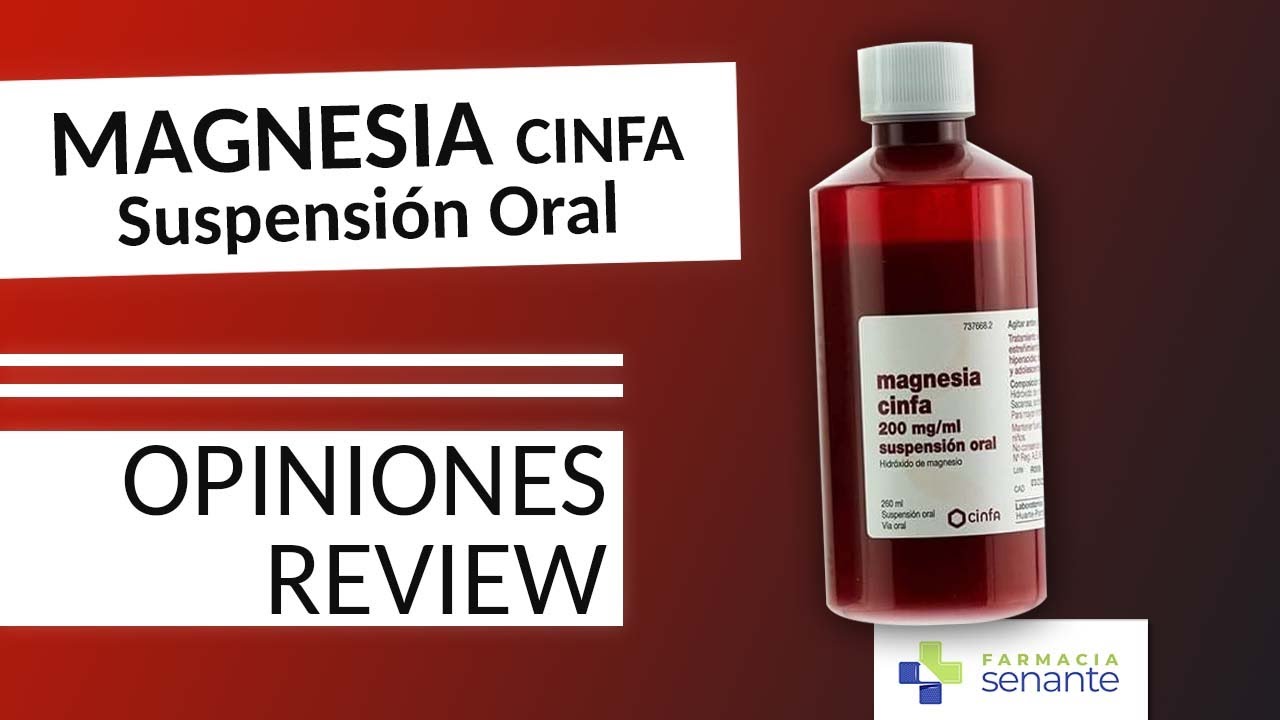 Prospecto de Magnesia cinfa 2,4 g suspensión oral